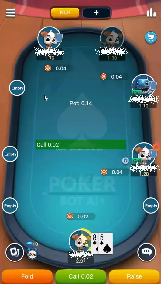 FishPoker bot screenshot