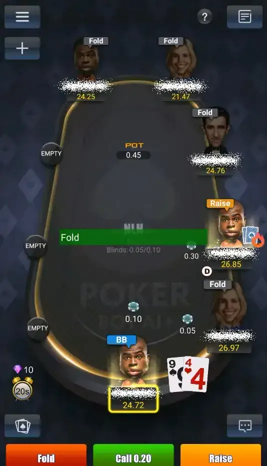 PokerBROS bot screenshot