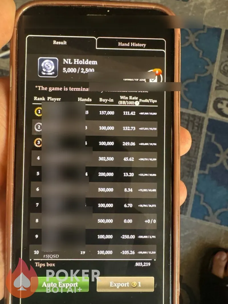 PokerBROS user review screenshot