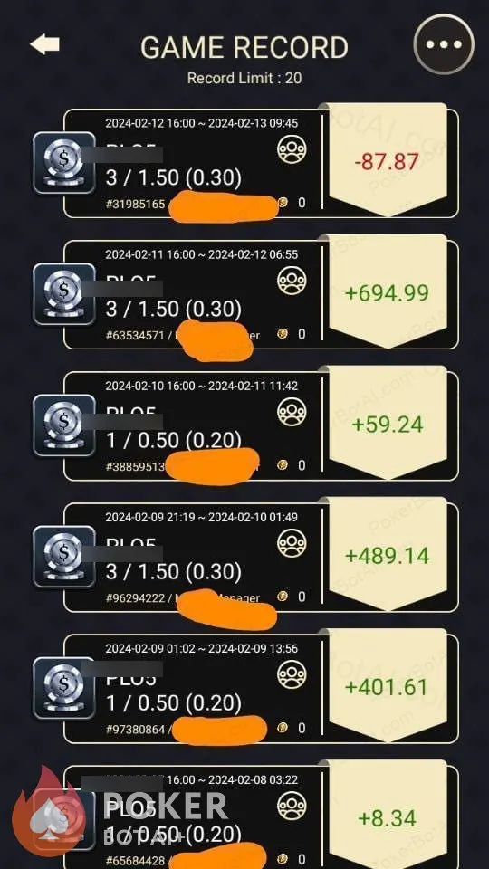 PokerBROS user review screenshot