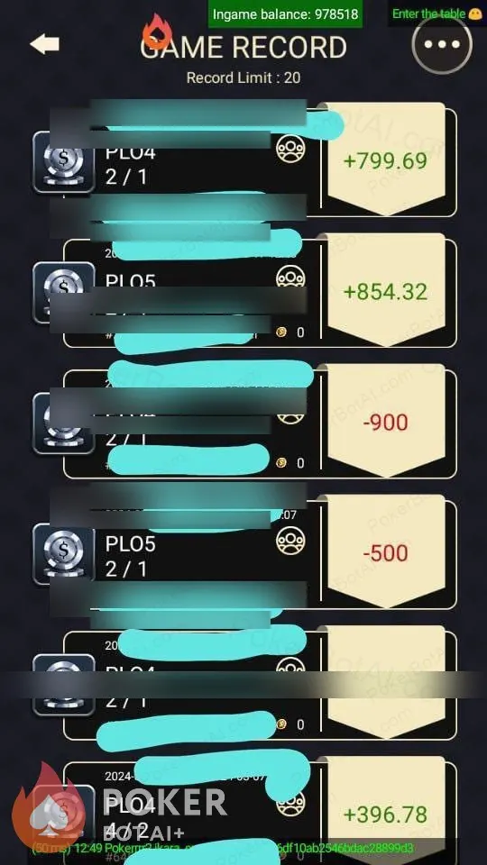 PokerBROS user review screenshot