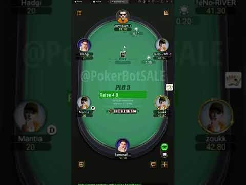 New poker room! Suprema Poker PLO5 PokerBotAI Adviser plus Autoclicker Demonstration