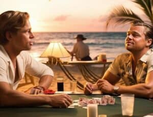 brat pitt play poker