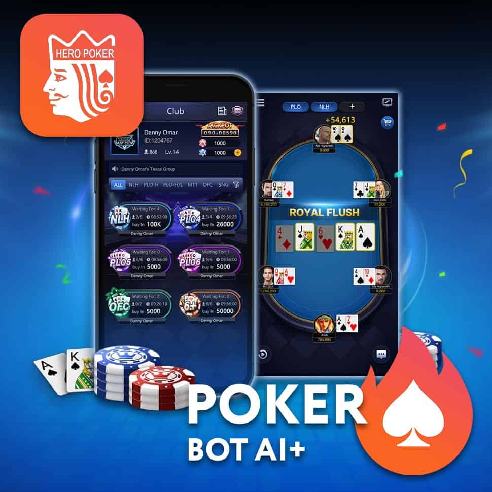 heropoker poker bot AI download