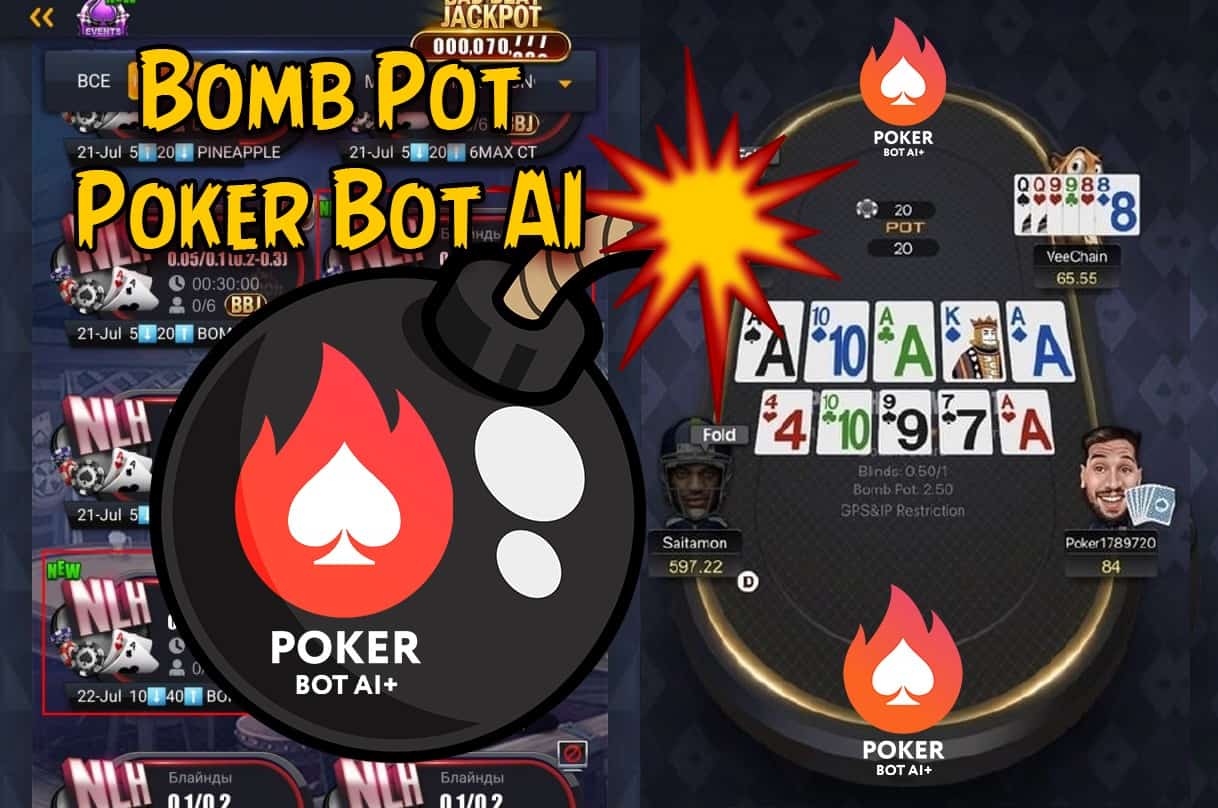 bomb pot poker AI bot