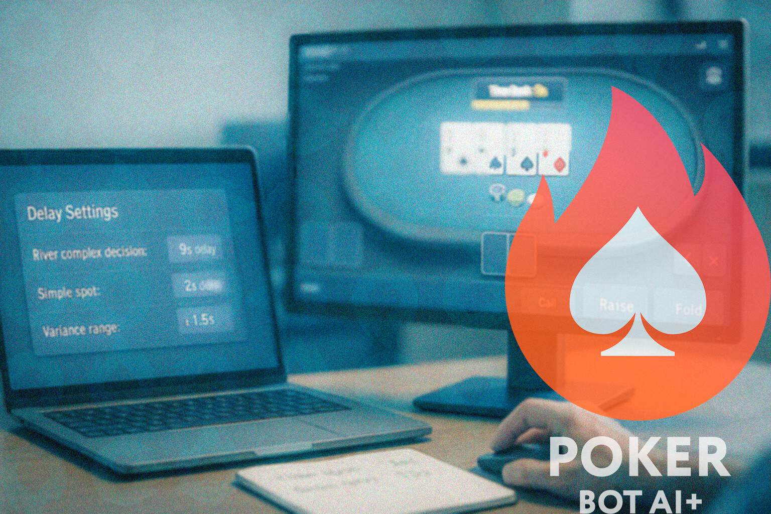 estrategia banco de tiempo bots de póker configuración de demoras con decisión compleja en river