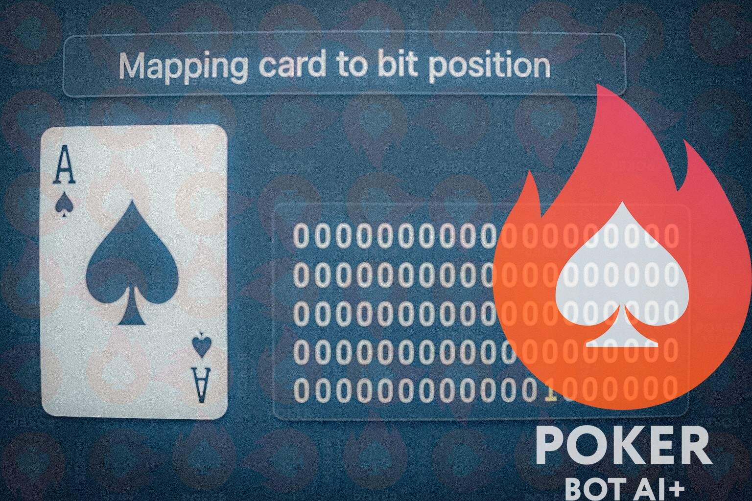 poker bot hand history training encoding cards into bit position for machine learning
