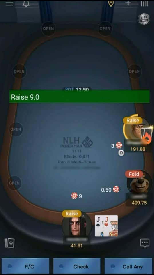 PokerMan bot screenshot