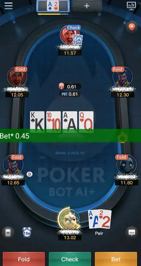 X-Poker Bot bot screenshot