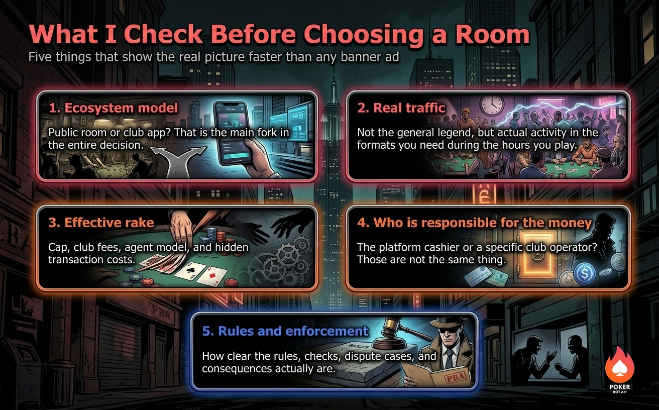 How to Choose the Right Poker Room for Your Bot in 2026 - A Selection Guide for Beginners, Regulars, and the Poker Community - PokerBotAI.com