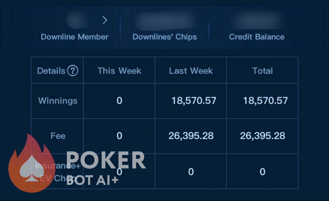 ClubGG bot — anonymized customer screenshot