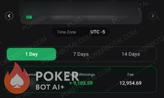 ClubGG bot — anonymized customer screenshot