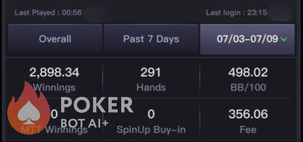 PPPoker bot — anonymized customer screenshot
